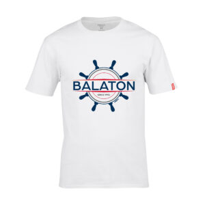 Dressa Balaton feliratos környakú rövid ujjú pamut póló