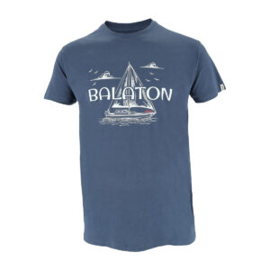 Dressa Balaton nagyméretű pamut vitorlás póló - farmerkék