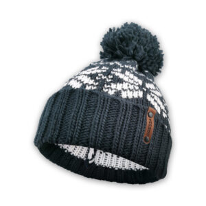 Dressa DRS norvég mintás horgolt bojtos téli sapka