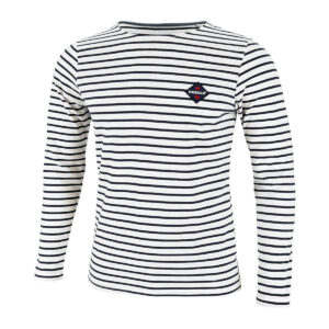 Dressa Sailor csíkos férfi hosszú ujjú pamut póló