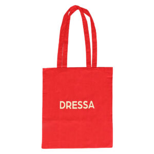 Dressa Shopping Bag pamutvászon bevásárló táska - piros