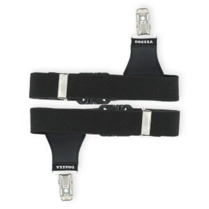 Dressa Socks állítható 1 kapcsos férfi zoknitartó - fekete