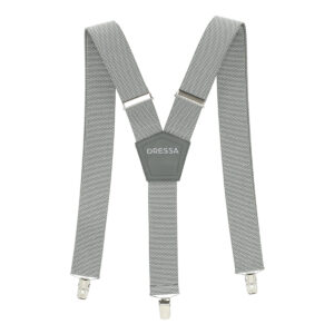 Dressa Classic tűpettyes széles hózentróger 36 mm - világosszürke