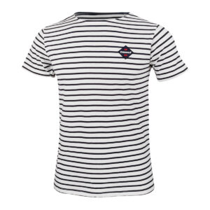 Dressa Vintage csíkos rövid ujjú férfi pamut póló