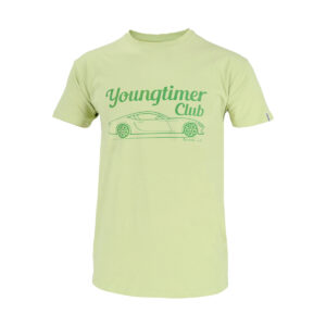 Dressa Youngtimer Club autó mintás pamut póló - zöld