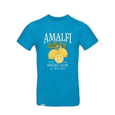 Dressa Amalfi Coast mintás környakú rövid ujjú pamut póló