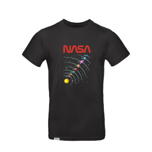 Nasa Solar System mintás környakú rövid ujjú pamut póló